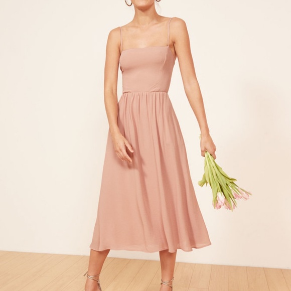 rosehip fit & flare dress reformation